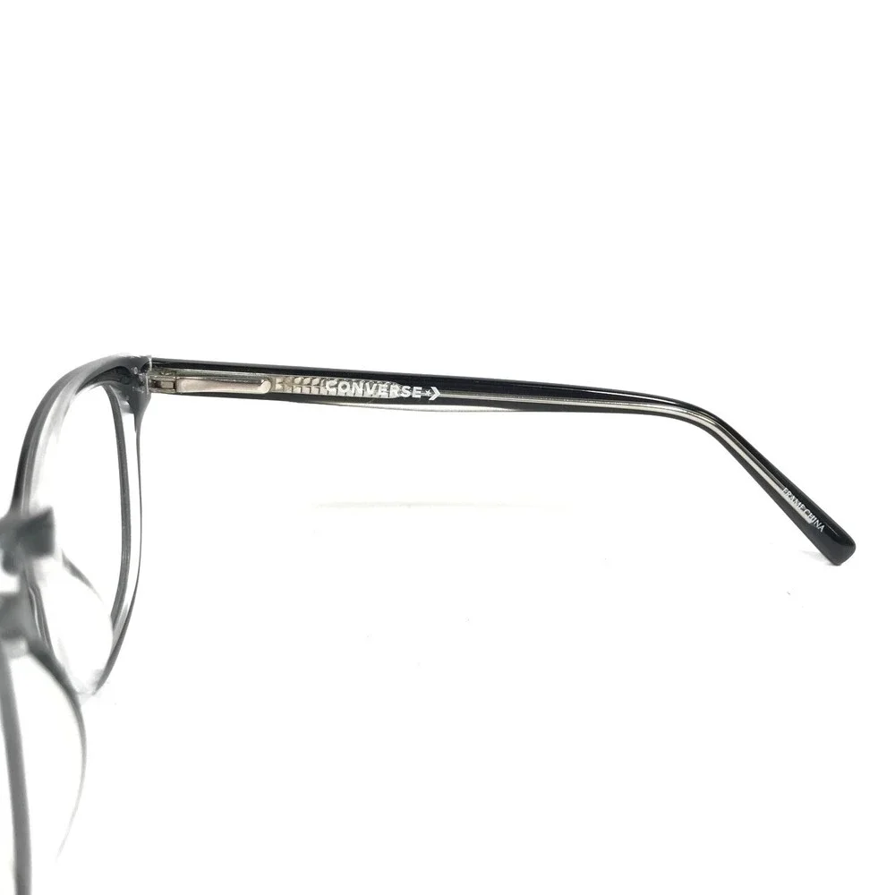 Converse Kids Eyeglasses Frames K305 BLACK/CRYSTAL Clear Black Round 47-19-135